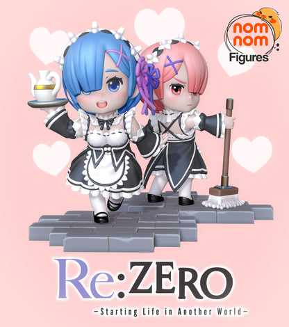 Chibi REM and Ram - Rezero 3D Print Model