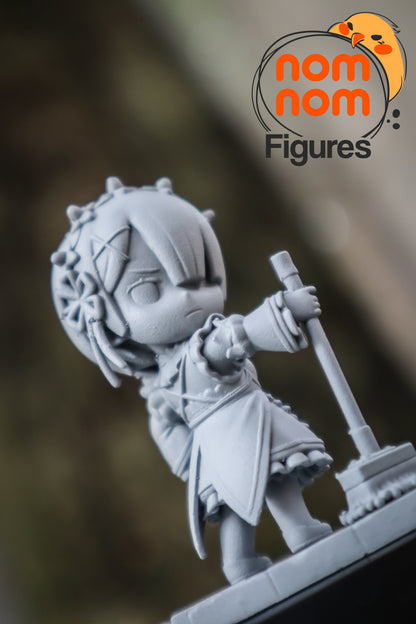 Chibi REM and Ram - Rezero 3D Print Model