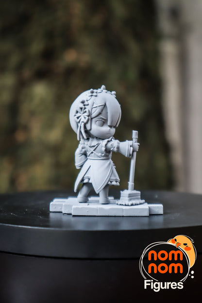 Chibi REM and Ram - Rezero 3D Print Model