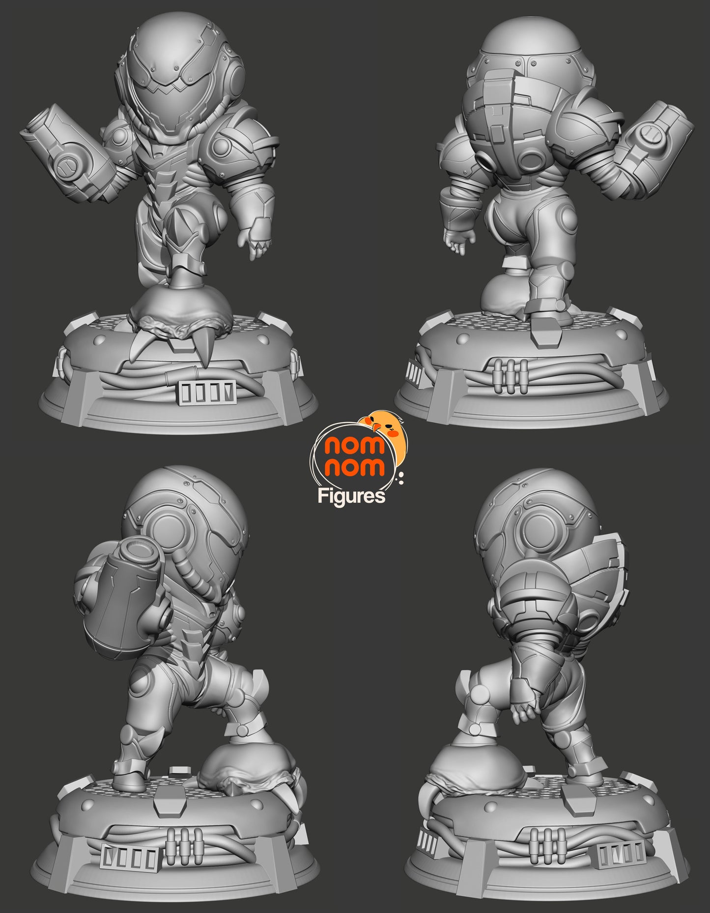 Chibi Samus - Metroid 3D Print Model