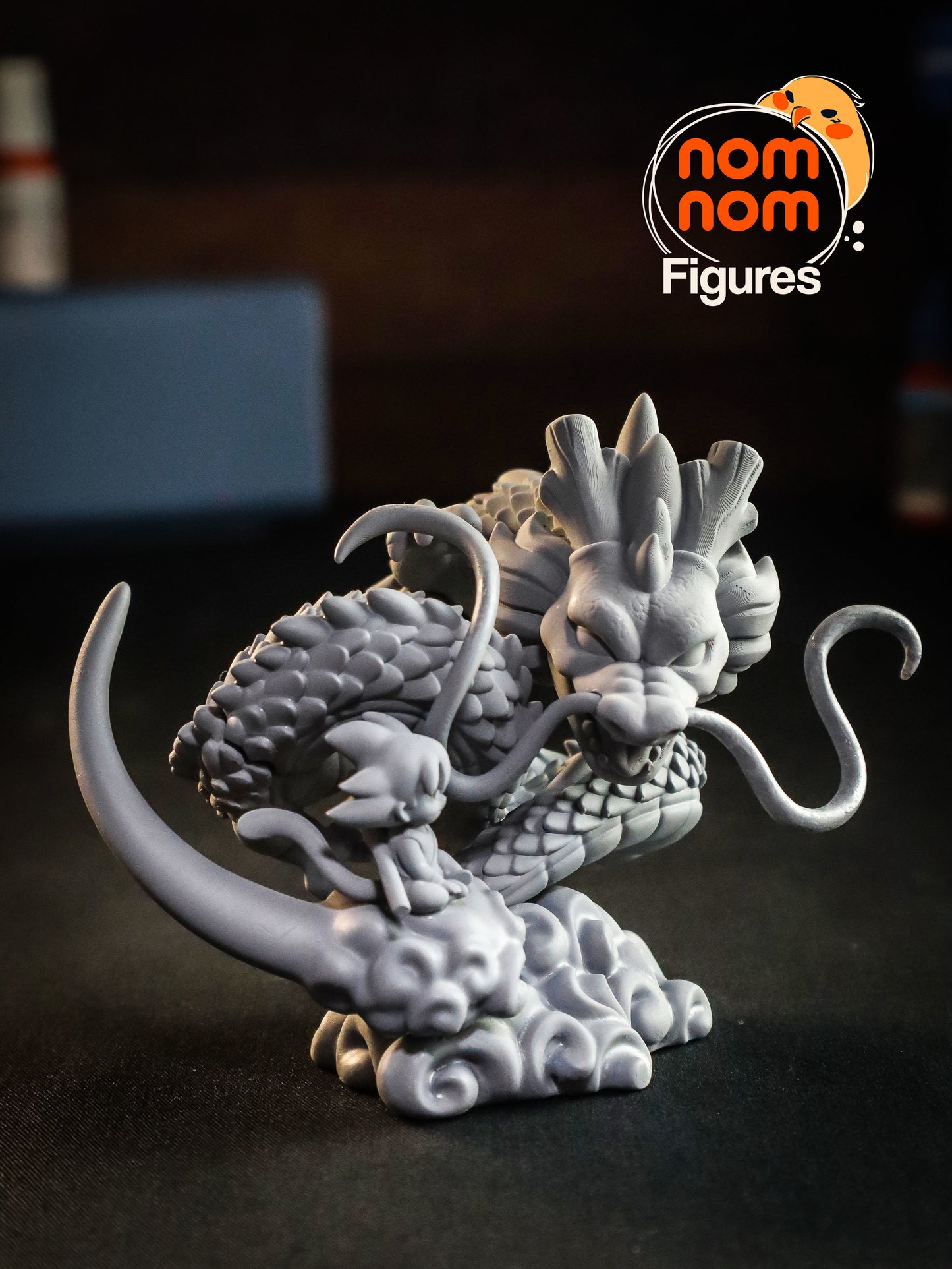 Chibi Shenron with Goku - Dragonball 3D Print Model