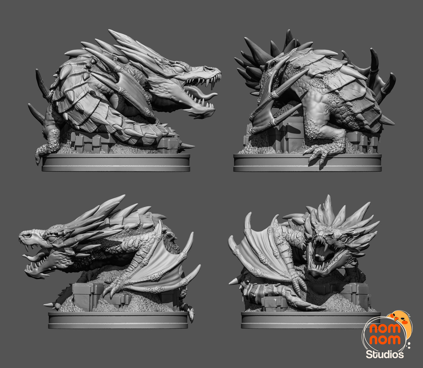 Chibi Tiny Smaug 3D Print Model