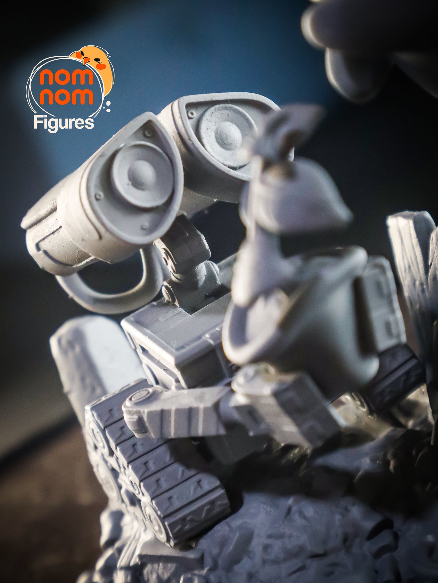 Chibi Wall-E and Eve 3D Print Model