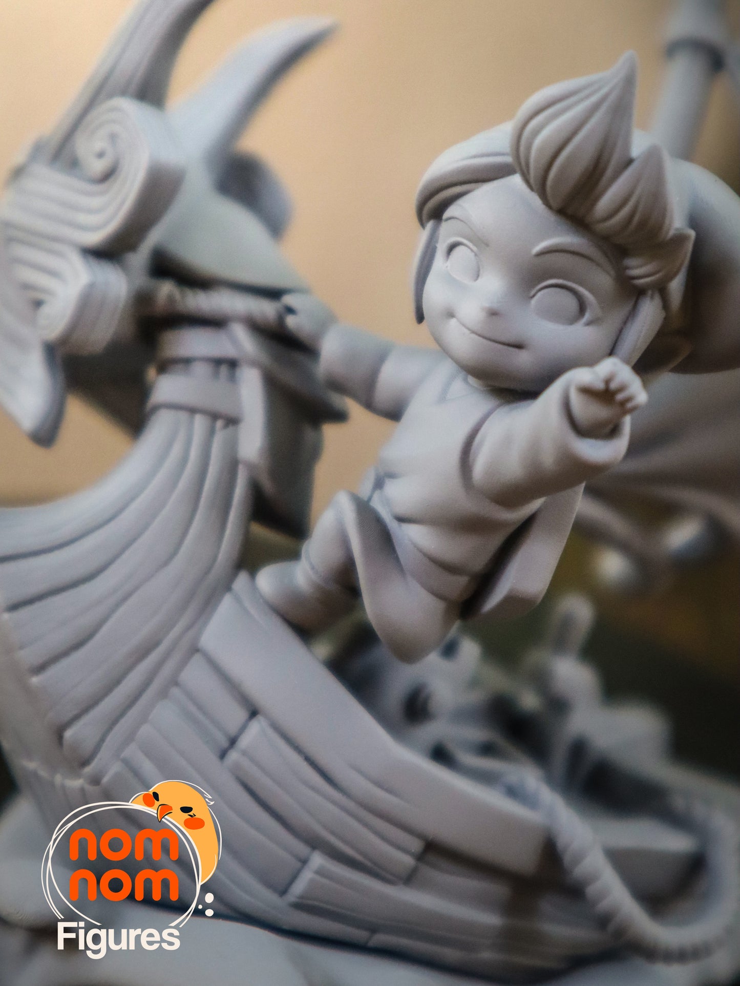 Chibi Wind Waker Link on the King of Red Lions 3D Print Model