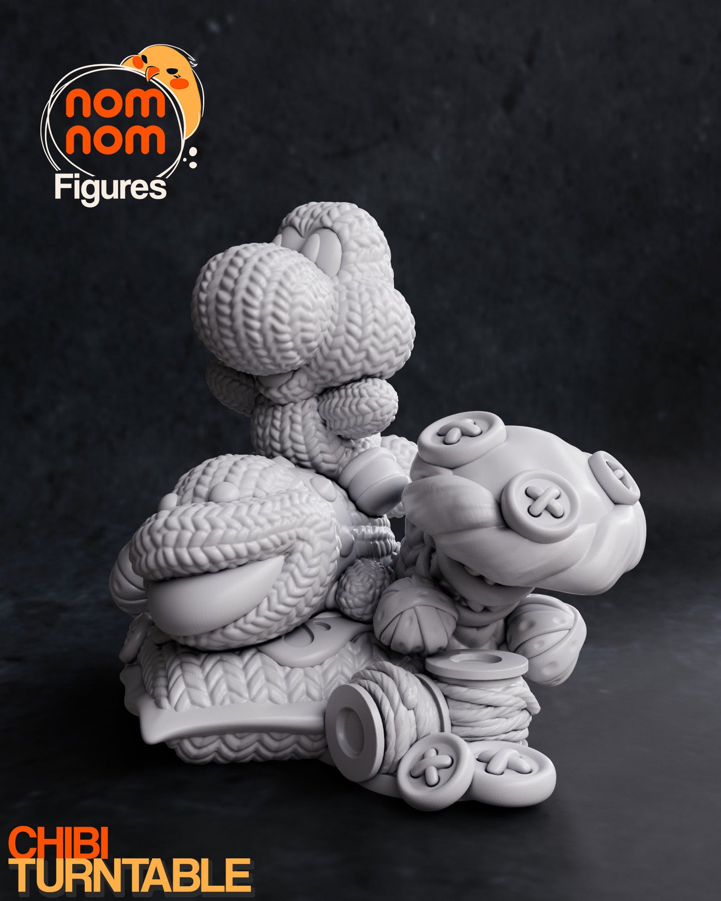 Chibi Yoshi - Yoshis Woolly World 3D Print Model