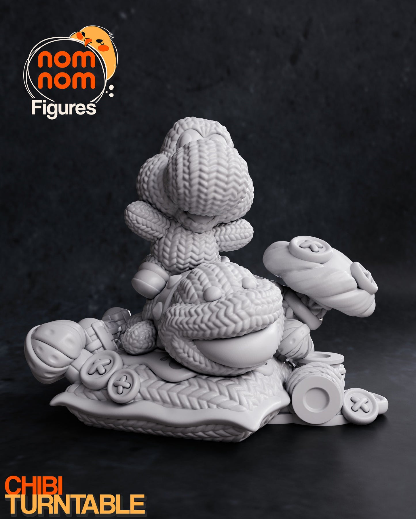 Chibi Yoshi - Yoshis Woolly World 3D Print Model