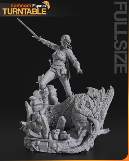 Ciri - The Witcher 3D Print Model