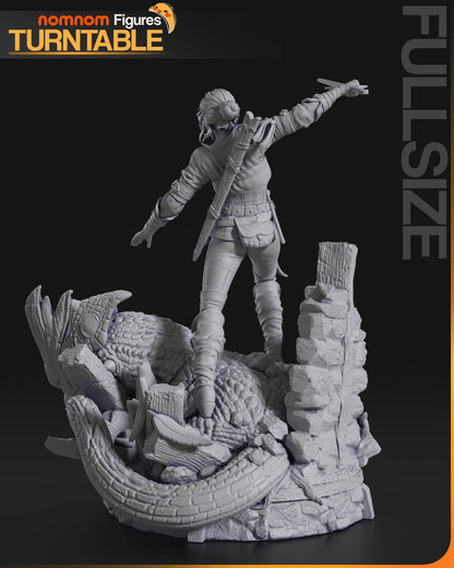 Ciri - The Witcher 3D Print Model