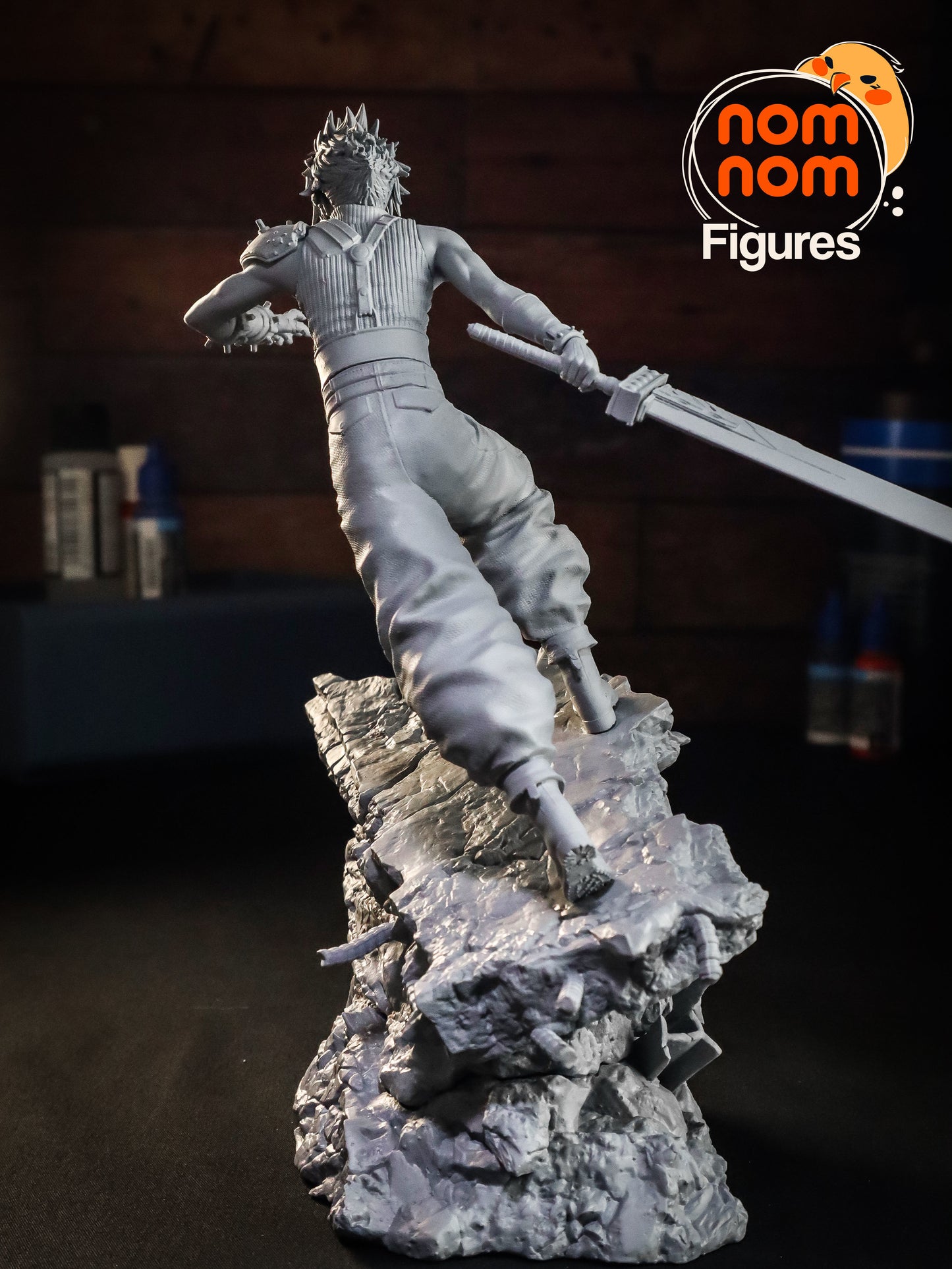 Cloud Strife- Final Fantasy VII 3D Print Model