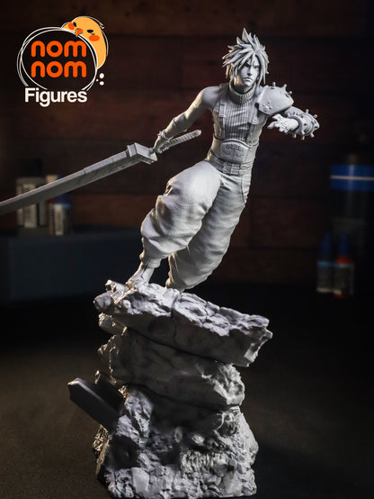 Cloud Strife- Final Fantasy VII 3D Print Model