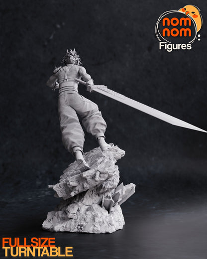 Cloud Strife- Final Fantasy VII 3D Print Model