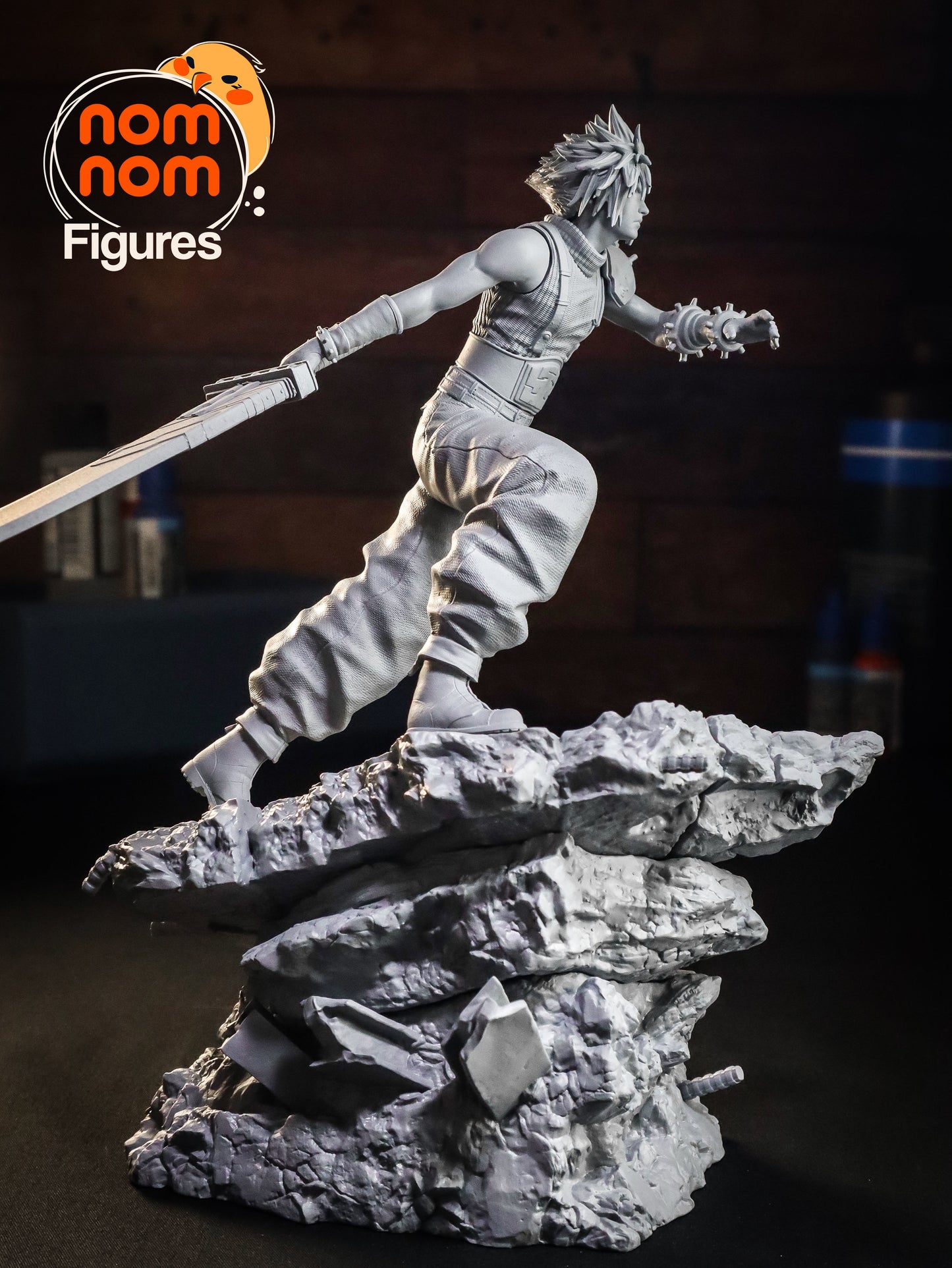 Cloud Strife- Final Fantasy VII 3D Print Model