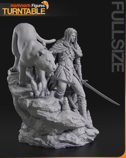 Drizzt Dourden - Baldurs Gate 3D Print Model