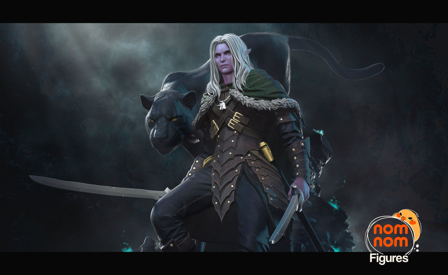 Drizzt Dourden - Baldurs Gate 3D Print Model