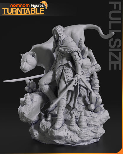 Drizzt Dourden - Baldurs Gate 3D Print Model