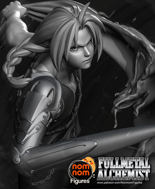 Edward Elric - Fullmetal Alchemist 3D Print Model