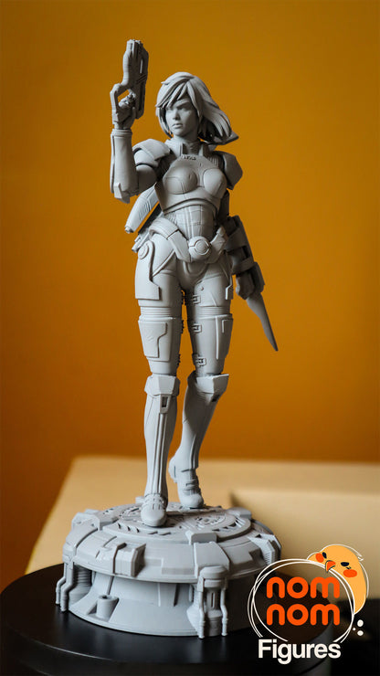 Female Shepard - Mass Effect 3D Print Model