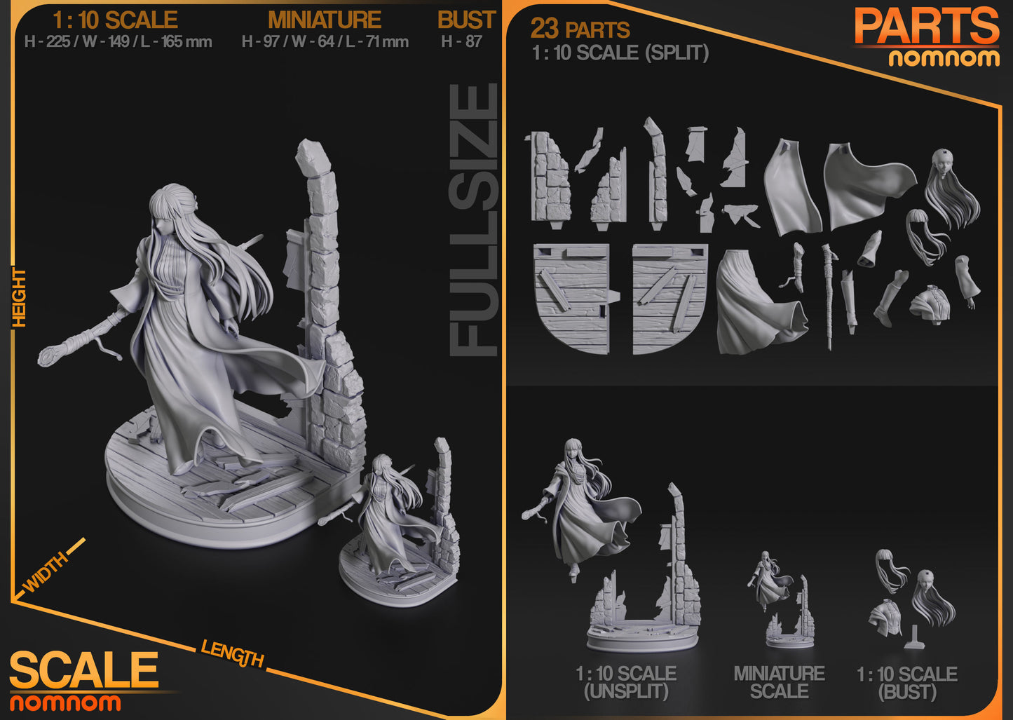 Fern from Frieren beyond Journeys End 3D Print Model