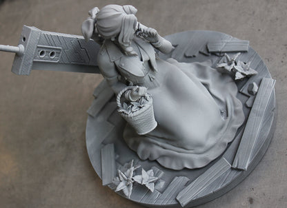 Final Fantasy 7 Remake - Aerith Version 1 3D Print Model