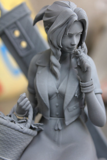 Final Fantasy 7 Remake - Aerith Version 1 3D Print Model