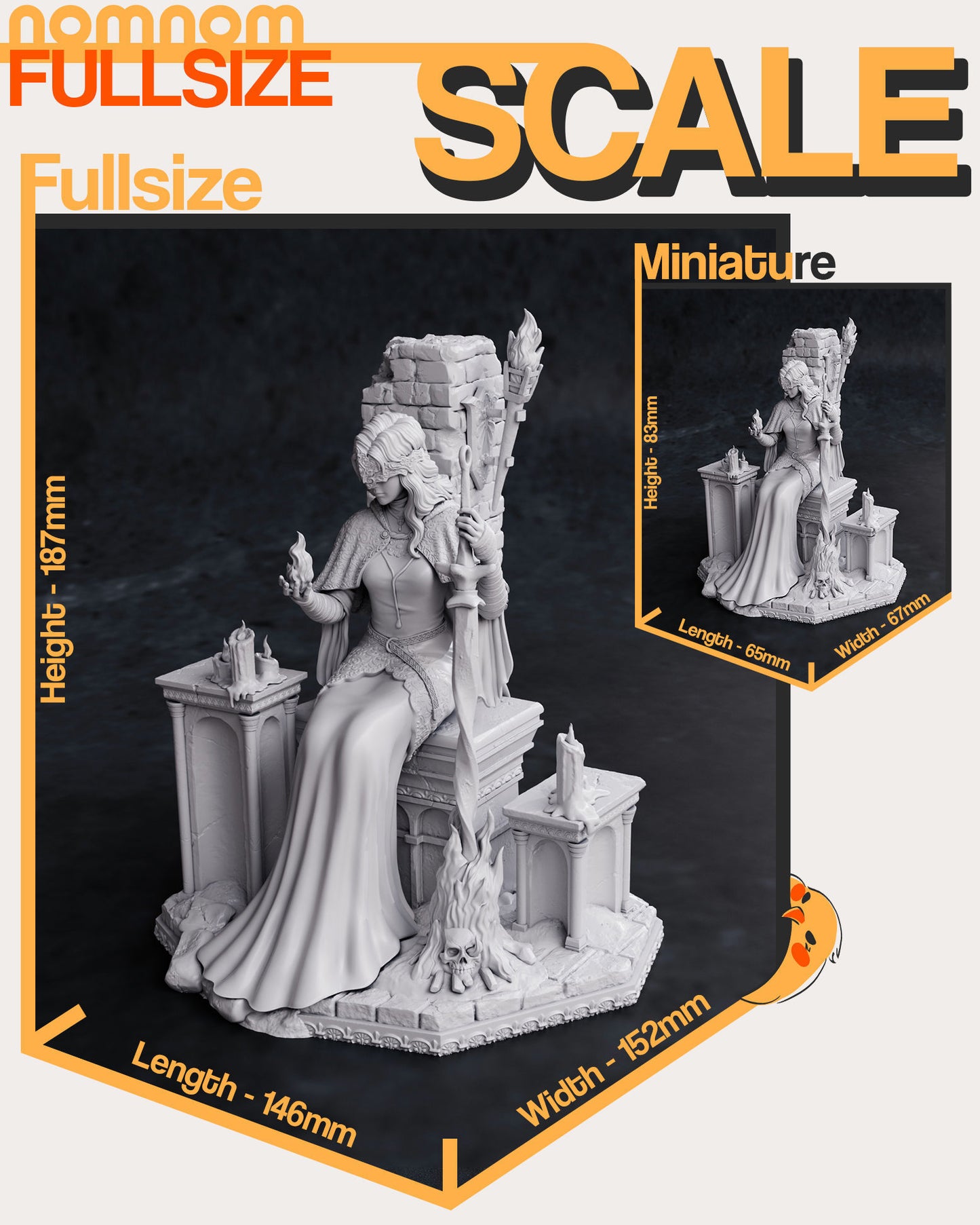 Fire Keeper - Dark Souls III 3D Print Model