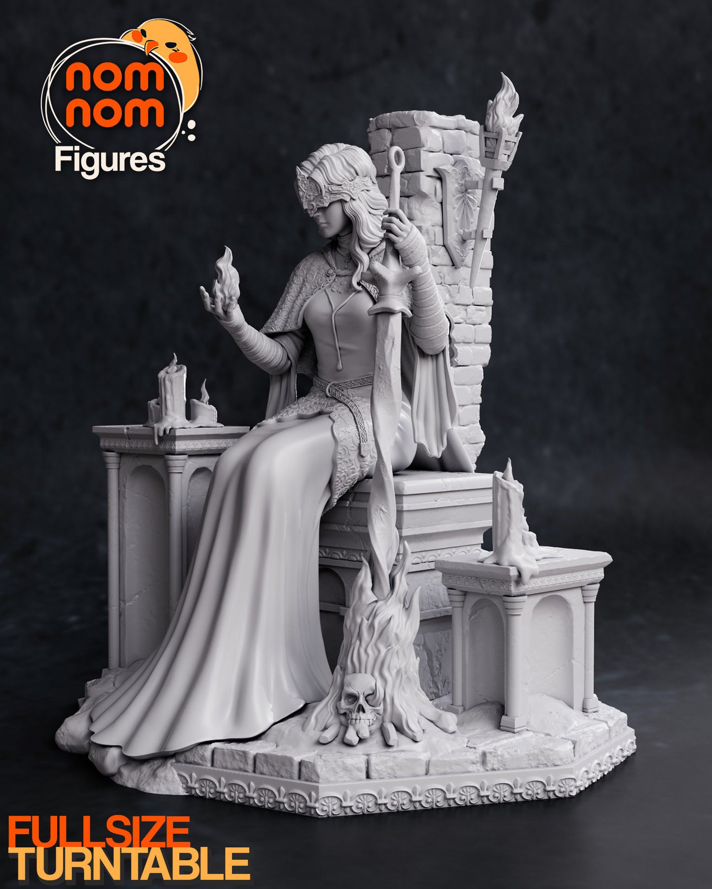 Fire Keeper - Dark Souls III 3D Print Model