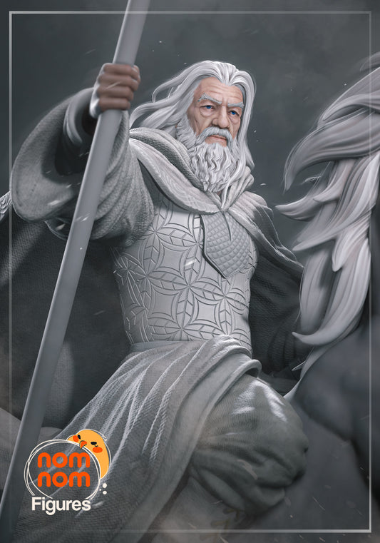 Gandalf the White - Lord of the Rings 3D Print Model