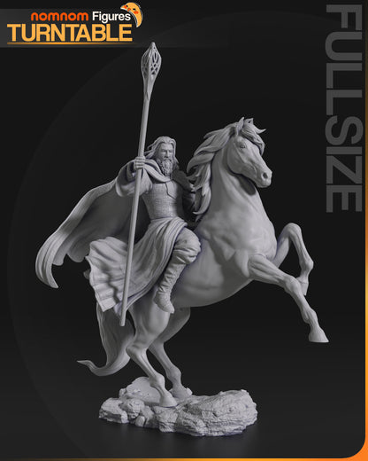 Gandalf the White - Lord of the Rings 3D Print Model