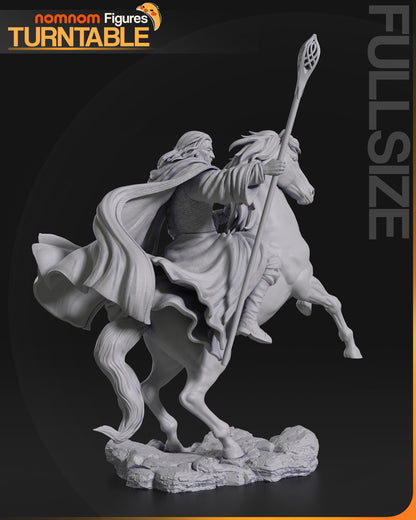 Gandalf the White - Lord of the Rings 3D Print Model