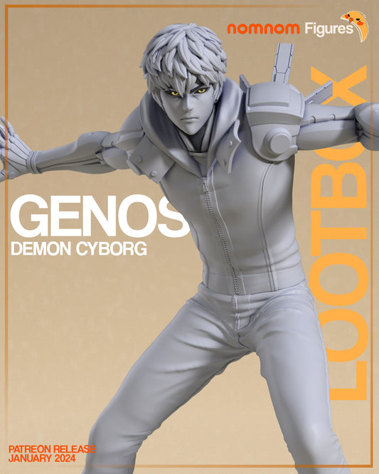 Genos - One Punch Man 3D Print Model