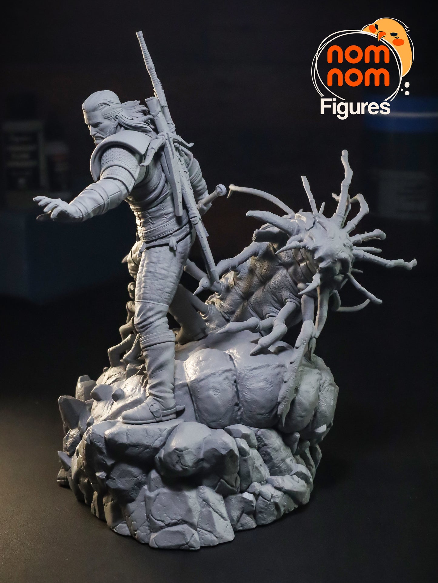 Geralt from the Witcher 3D Print Model