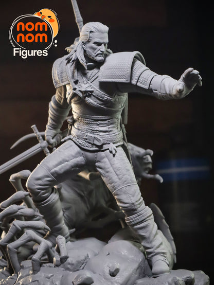 Geralt from the Witcher 3D Print Model