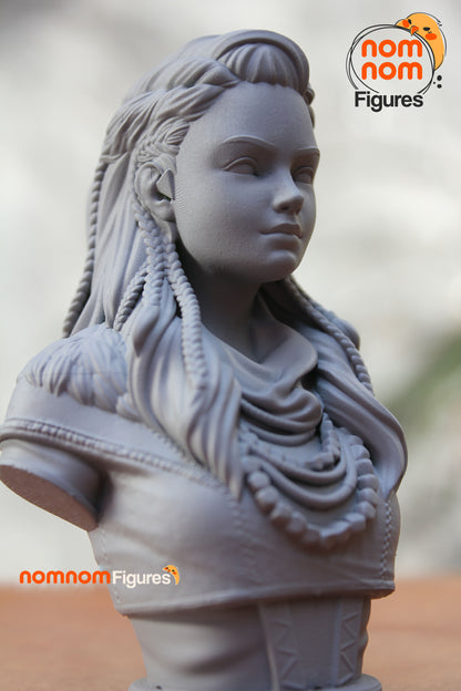 Horizon Zero Dawn Aloy Bust Version 3D Print Model