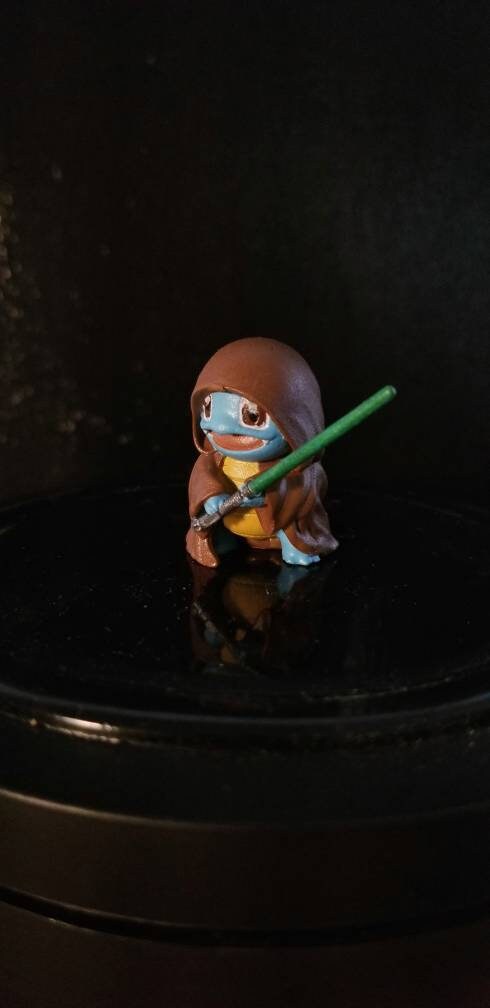 Obi-Wan Kenobi Squirtle May the 4th Pokemon and Star Wars Mash Up - 0.04mm layer height. Custom Gift and Painted Versions Available!