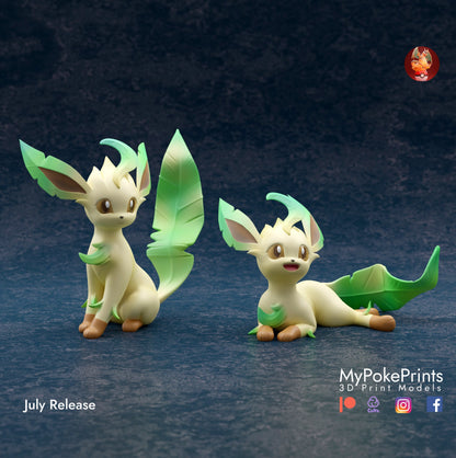 Leafeon Eeevelutions - Pokemon - Siraya Tech Fast-Abs Grey Resin .04mm layer height - Painted and Custom Gift Versions Available!