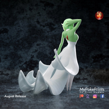 Gardevoir  - Pokemon Unite Collectibles -Pokeball - Pokedex - 04mm layer height - Painted and Custom Gift Versions Available!