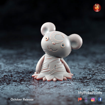 TeddiUrsa Mimikyu - Teddi Pokemon Cosplay -  Pokemon Hallowen Ghost - 0.04mm layer height. Custom Gift and Painted Versions Available!