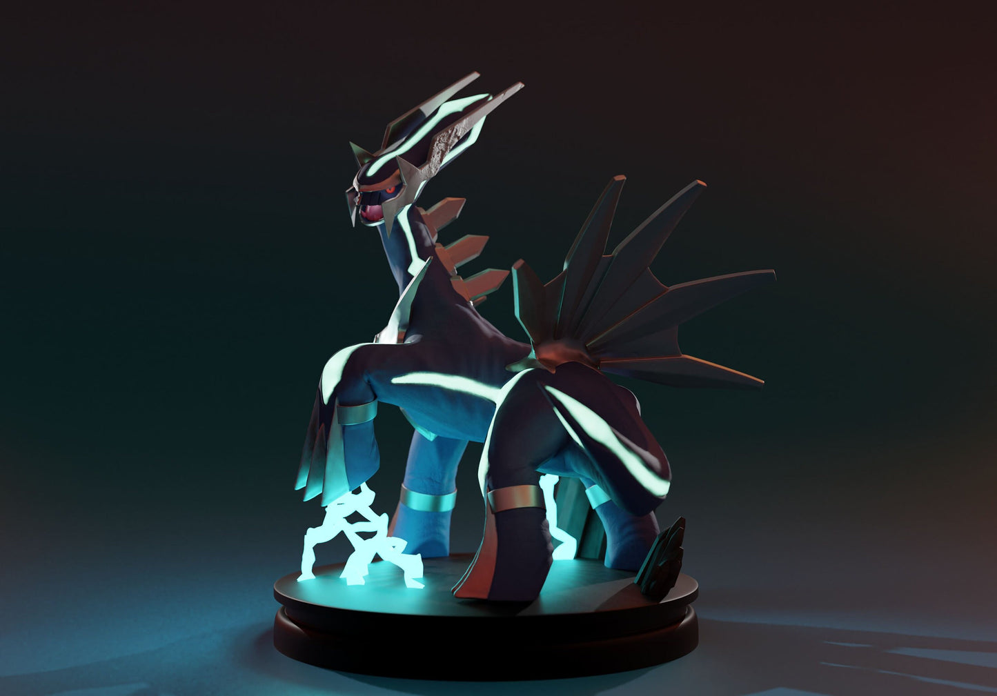 Dialga Statue Figurine Collectible  -Pokemon Pocket monster- Pokedex - 04mm layer height - Painted and Custom Gift Versions Available!