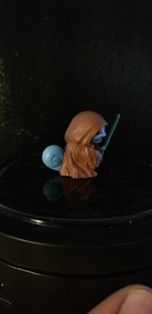 Obi-Wan Kenobi Squirtle May the 4th Pokemon and Star Wars Mash Up - 0.04mm layer height. Custom Gift and Painted Versions Available!