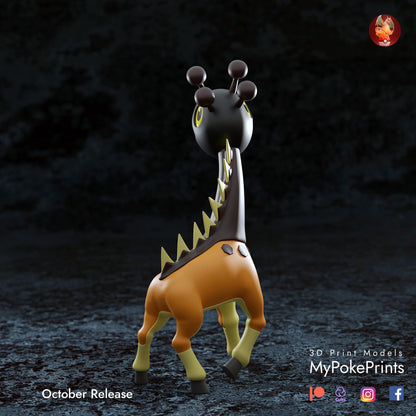 FariGiraf - Pokemon Unite Collectibles -Pokeball - Pokedex - 04mm layer height - Painted and Custom Gift Versions Available!