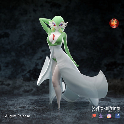 Gardevoir  - Pokemon Unite Collectibles -Pokeball - Pokedex - 04mm layer height - Painted and Custom Gift Versions Available!