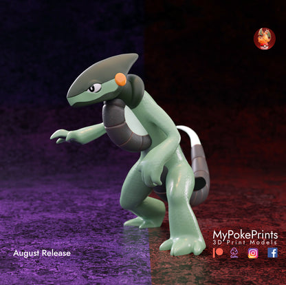 Cyclazard - Pokemon Unite Collectibles -Pokeball - Pokedex - 04mm layer height - Painted and Custom Gift Versions Available!