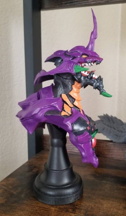 Eva 01 Bust - Neon Genesis Evangelion - Shinji Evangelion- 0.04mm layer height. Custom Gift and Painted Versions Available!