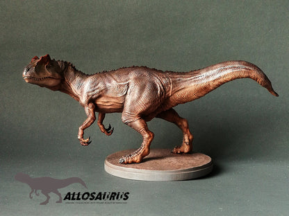 Allosaurus Dinosaur - Jurassic Park - t rex - Happy dino - 3d printed in Abs-like resin - Painted and Custom Gift versions available!