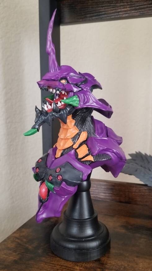 Eva 01 Bust - Neon Genesis Evangelion - Shinji Evangelion- 0.04mm layer height. Custom Gift and Painted Versions Available!