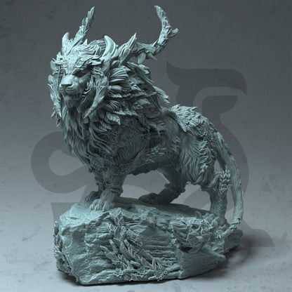 Lordly Fey Spirit - Torgothrin - Dm Stash - Décor sculpture for your home or desk  - 3d Resin Print - Painted or Custom Gift~!