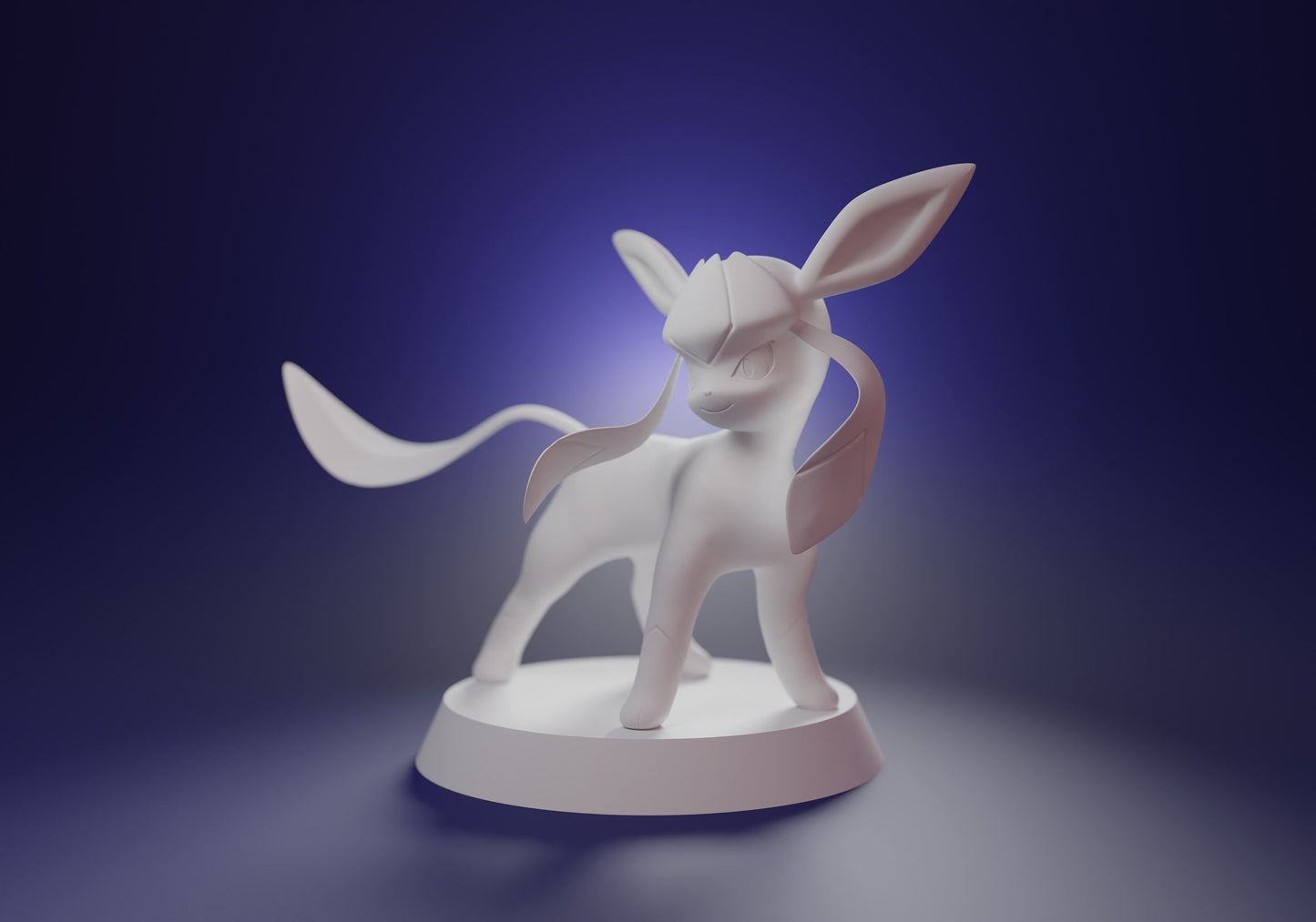 Glaceon Eevee - lution Pokemon Statue  - Collectible 3d printed statues Home Decor - Custom Gift and Painted Versions Available!