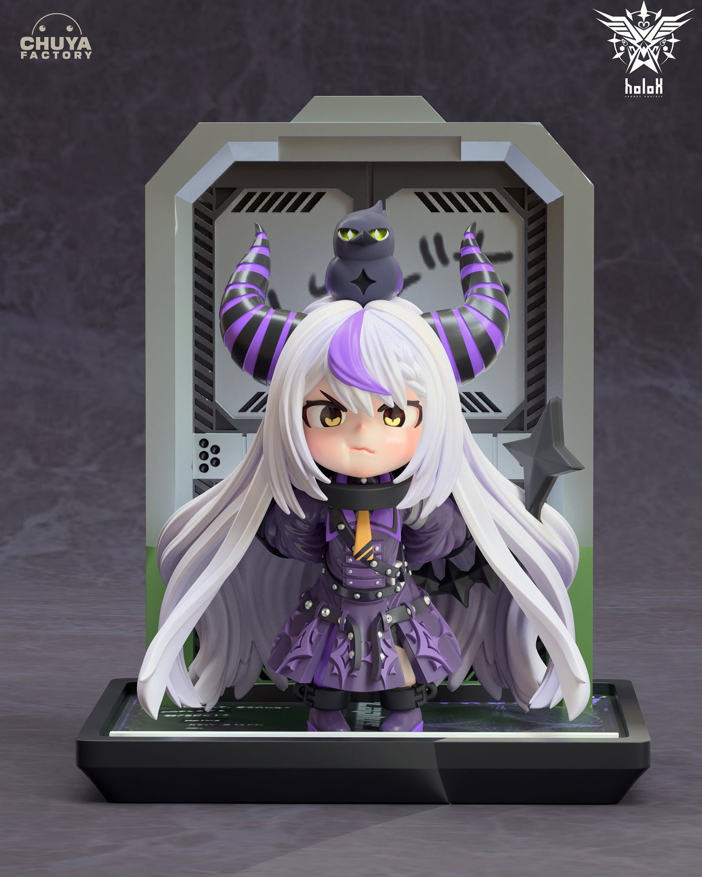 LAplus Darkness from Virtual Youtuber- Collectible 3d printed statues - Perfect for Home Decor - Custom Gift and Painted Versions Available!