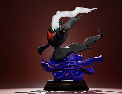 Darkrai Ghost Pokemon Statue  - Collectible 3d printed statues Home Decor - Custom Gift and Painted Versions Available!