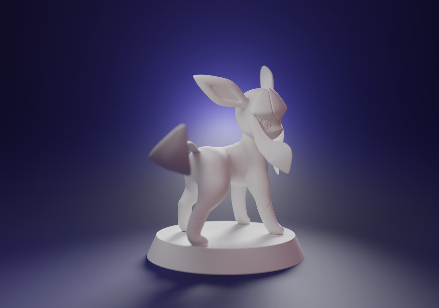 Glaceon Eevee - lution Pokemon Statue  - Collectible 3d printed statues Home Decor - Custom Gift and Painted Versions Available!